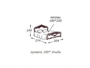 Кровать 2-х спальная 1800*2000 с ортопедом в Невьянске - nevyansk.magazin-mebel74.ru | фото