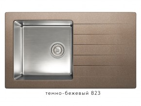 Мойка комбинированная Tolero twist TTS-860 Темно-бежевый 82 в Невьянске - nevyansk.magazin-mebel74.ru | фото