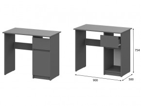 Стол письменный 900 Денвер Графит серый в Невьянске - nevyansk.magazin-mebel74.ru | фото