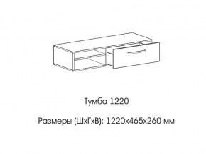 Тумба 1220 (низкая) в Невьянске - nevyansk.magazin-mebel74.ru | фото